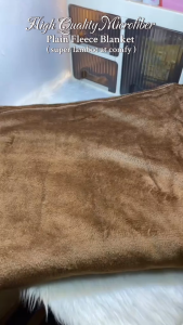 [Microfiber Blanket on Sale] SOHOME 150x200cm Premium Microfiber Plain Fleece Blanket Kumot