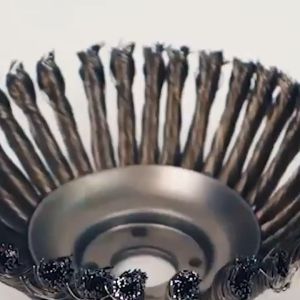 SIKAT MESIN POTONG RUMPUT 6\\\" / 8\\\" WIRE BRUSH 150mm / 200mm KEPALA PENGGANTI PISAU KAWAT KEPANG BAJA 15cm / 20cm