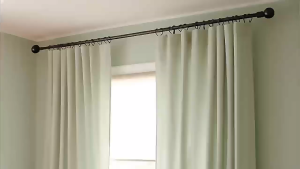 144inch Curtain Rod For Window Roman Rod Extendable Adjustable For Bedroom And Living Room Decorate