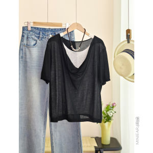 XIAOER | Layered Wear Short Sleeve T Shirt