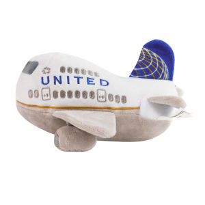 ของเล่นตุ๊กตาเครื่องบินเสียงจริง ของเล่นตุ๊กตาผ้าบุฟองน้ำ ของขวัญสำหรับเด็ก เครื่องบินแบบโมเดลที่ทำจากผ้าฝ้ายโพลีเอสเตอร์