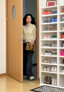 LUX - (COD) Lemari Sepatu Shoes Storage Boxes Box Kapasitas Besar Rak Sepatu Minimalis Bening Lemari Lipat