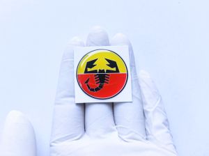 Emblem sticker Abarth logo uk 35cm