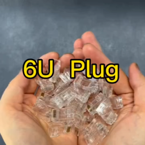 ยกกล่อง หัวRJ45 Cat6 รุ่นใหม่ แบบมีรางเรียงสายก่อนย้ำหัว เข้าหัวได้แม่นยำไม่มีพลาด ใช้กับคีมย้ำหัวรุ่นดั้งเดิมได้