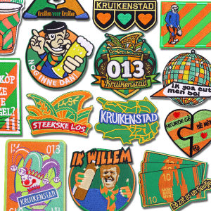 Hot Patch Netherland Kruikenstad Emblem Embroidered Patches Netherland Carnival Patch Iron On Patches For Clothing Jackets DIY
