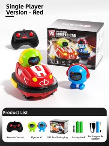 TonGJishi | Remote Control Bumper Car Toy Dual Player Interactive Racing