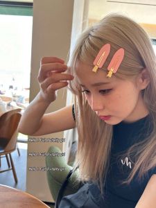 Add Sweet Korean Simple Seamless Barrettes Side Bangs Word Duckbill Clip Internet Celebrity Hair Accessories Ins
