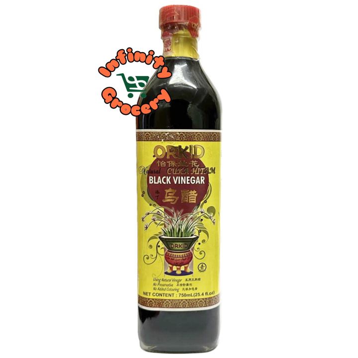 [Halal] 兰花 添丁乌醋 | Orchid Brand Black Vineger | Cuka Hitam ( 370ml ...