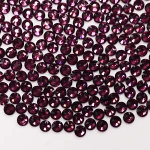 SS6-SS30 Amethyst Hot Fix Glass Rhinestones Flatback Hotfix Crystal Stones Iron on Diamond Strass Nail Clothes DIY Accessories