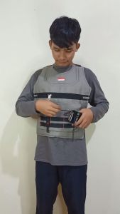 Rompi Motor Anti Angin Anti Air Pria Body Protector Vest Kantong Besar