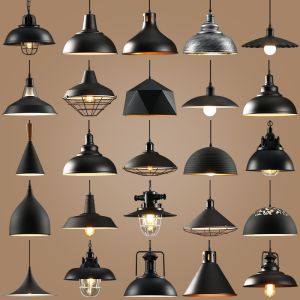 Retro สไตล์อุตสาหกรรมร้านอาหารบาร์โคมไฟตกแต่งจี้ เรียบง่าย ธีมอเมริกันวินเทจห้องรับประทานอาหารโคมไฟเหล็กอลูมิเนียม < Ne2>