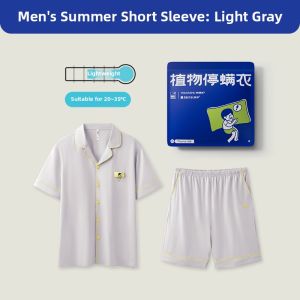 YOUKESHU | Couples Summer Short Sleeve Shorts Pajama Set