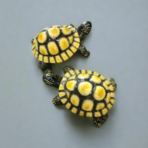 รูปปั้นเต่าเงินเต่าทองมงคลจัดสวน