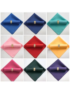 【READY STOCK】3PCS Banquet Wedding Napkin Cloth/Table Dinner Event/Meja Untuk Makan Setting/Restaurant Shop Tablecloth