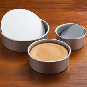 Round Cake Pan 4/6/8 Inch Non-Stick Aluminum Alloy Oven-Safety Bakeware Baking Tray & Pans Cake Pastry Molds