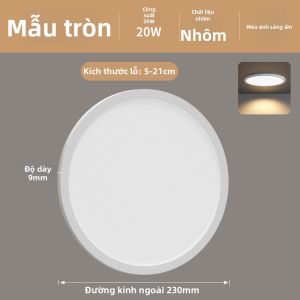 YUEHUI | Đèn LED Âm Trần Điều Chỉnh Được 6 inch