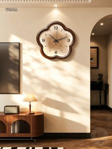 HAOJIUBUJIAN | Creative Wooden Vintage Wall Clock Quiet