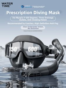 WATERTIME | Prescription Full Face Snorkel Mask