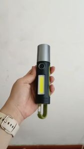 Đèn Pin Sạc Led Cob 4 Chế Độ Siêu Sáng Xst- 836 Dài 17cm Có Móc Treo