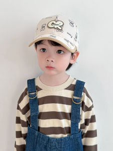 Spring Autumn Thin Childrens Baseball Cap Sun Protection Hat Duckbill Hat Boys Girls Baby Sunshade Hat Casual Cotton Cap
