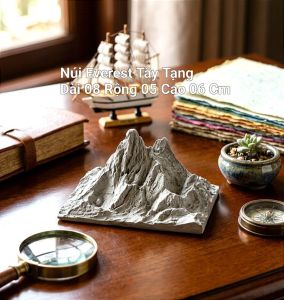 Tượng Mộc Mạc Thiêng Liêng Đá Sa Thạch Mỹ Nghệ Kết Hợp Chống Thấm PVA Trang Trí Tiểu Cảnh Thủy Sinh Bán Cạn Bàn Làm Việc Bàn Học Kệ Sách