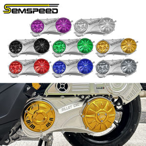 SEMSPEED For Yamaha Aerox NVX 155 125 V2 V3 2021-2025 Motorcycle CNC Crankcase Cover Crank Case Transmission Guard