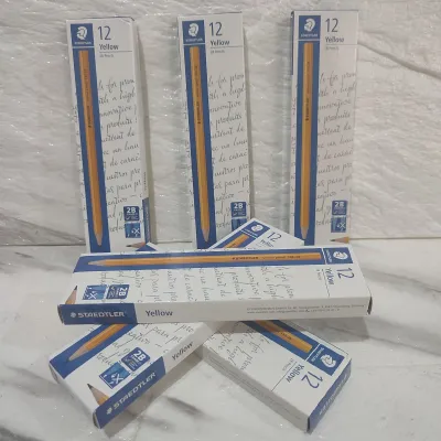 Pensil 2B STEADLER Yellow isi 12 pcs murah