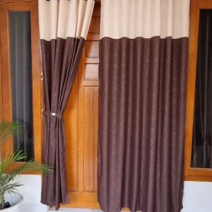 Gorden smokring ring 12 kombinasi embos polos bisa buat pintu dan jendela