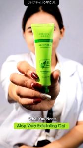 Exfoliating Gel Aloe Vera Perontok Daki Dan Kulit Mati Eksfoliasi Kulit Wajah Peeling Gel