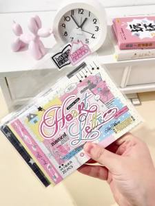 20Pcs Cute Die-cut Flash Decorative Stickers Book DIY Scrapbooking Phone Case Collage Material Aesthetic Stationery for Creative