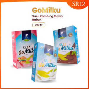 Gomilku SR12 Susu Kesehatan & Kecerdasan Susu Kambing Etawa Bubuk Premium 600gr Tanpa Pemanis