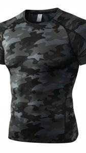 Compression Shirts Men Short Sleeve Quick Dry Sports Undershirt Gym Workout Base Layer T Shirt for Men Running Athletic Tights