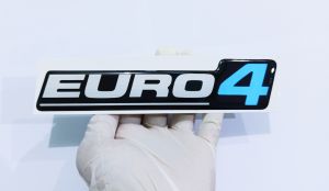 Sticker Euro 4 timbul stiker hino 500 emblem lentur