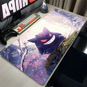 Bandai | Gaming Mousepad Big Computer Designed specifically Mouse pad Natural Rubber with Locking Edge P-Pokemons Gengar Gaming Mouse Mat