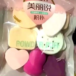 Bông mút trang điểm Keli bộ 13 miếng tán kem nền dặm phấn đàn hồi mềm mịn giúp Makeup đẹp - Gia dụng Phước Hòa