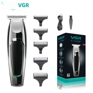 VGR | Máy Cắt Tóc Điện Không Dây Chuyên Nghiệp VGR 030 Dành Cho Nam Giới - Máy Tỉa Tóc Có Thể Điều Chỉnh Độ Dài 5 Trong 1 Với Lưỡi Dao Bằng Thép Không Gỉ