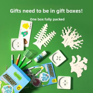 MONLEYTA | Magic Christmas Tree DIY Handcraft Planting Toy Water It To Bloom Colorful Crystal Children Educational Fun Play