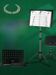 Foldable Large Music Stand Guitar Piano Guzheng Violin Song Score Holder Stand Height Adjustable Music Stand for Musicians