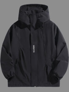 12XL 190.00kg Extra Large Jacket Coat Mens Clothing Oversize Hooded Autumn and Winter Fat Guy Minimalist Tops