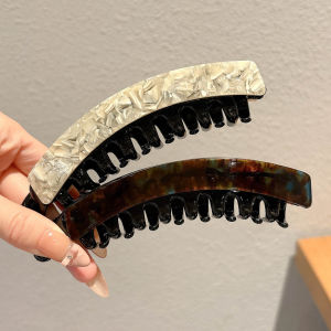 NING ZHOU | Large Volume Hair Styling Clip for Women High-end Acrylic Banana Clip