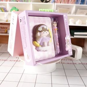 สมุดโน๊ต สกุชชี่ พร้อมปากกา 10 สี น่ารัก บีบเล่น คลายเครียด ลายเด็กหญิง หมี กระต่าย นักบินอวกาศ ของขวัญเปิดเทอม ราคา 1,200 บาท