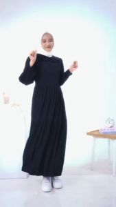Gamis Rayon Twill Gamis Korea Style remaja Gamis Anak Polos Terbaru2023 Baju Muslim Anak Perempuan