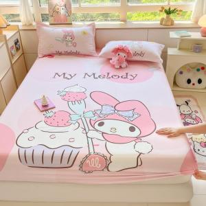 Kurumi Childrens Bedding Set Cartoon Three-Piece Suite Meileti 1.2m Tatami Bed Cover Durable Cotton Polyester Fabric