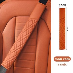 Đệm Lót Dây An Toàn Ghế Ô Tô Bằng Da Nappa Cao Cấp Bảo Vệ Vai Bọc Dây An Toàn Bảo Vệ Ghế Ô Tô