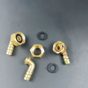 Gas Water Heater Connector 4-Point Female Thread Elbow Gas Stove Universal Joint