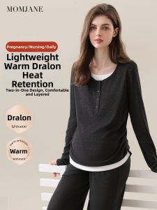 Mom Jane | Spring Autumn Outer Wear New Soft & Warm Maternity Nursing Home Wear Set