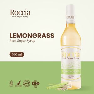 Roccia Rock Sugar Syrup Lemongrass - Syrup Gula Batu Rasa Serai 760ml