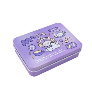 Adorable Character Tinplate Storage Container BH267