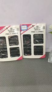 55Pcs/Set Stainless Steel Sewing Needles Set Handmade Yarn Knitting Needles Leather Needle