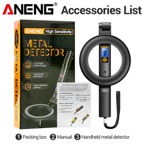 Metal Detector Handheld Beep Vibration Alarm ANENG DM3005B Airport Security  Wall Circuit Check Gold Treasure Hunting Tool
